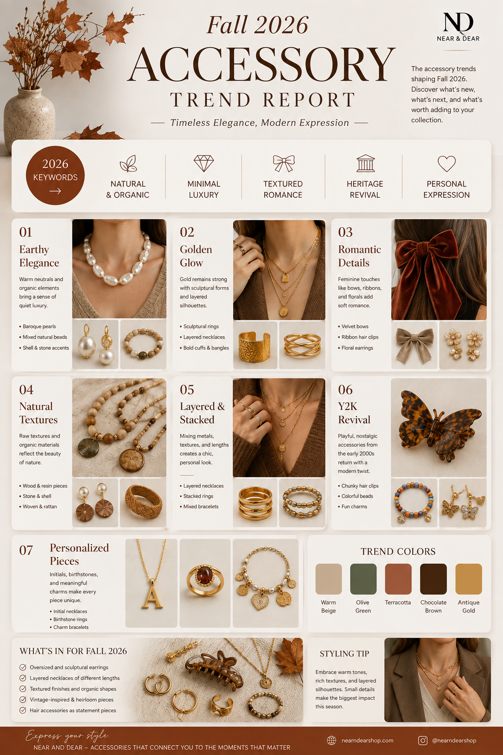 Fall 2026 Accessory Trend Report | Top Jewelry & Fashion Trends