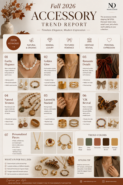 Fall 2026 Accessory Trend Report | Top Jewelry & Fashion Trends