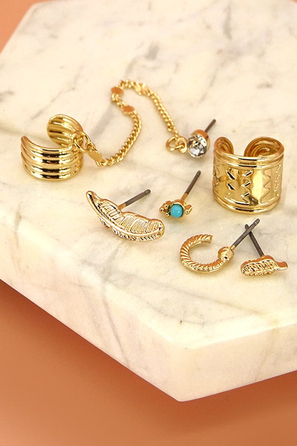 BOHO TRIBAL EARRING SET| 260394706