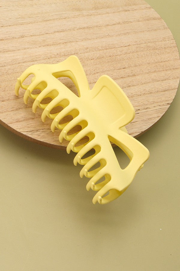 EXTRA LARGE ACRYLIC BOW HAIR CLAW CLIPS | 40H439