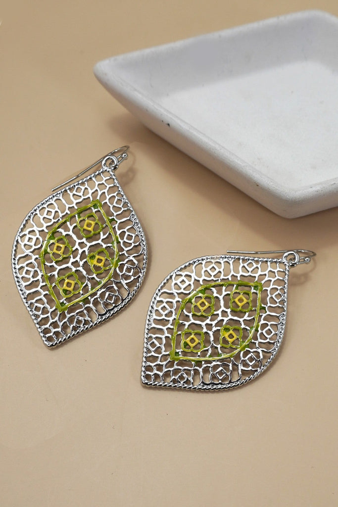 FILIGREE TEARTROP W/EPOXY EAR | 31E9112