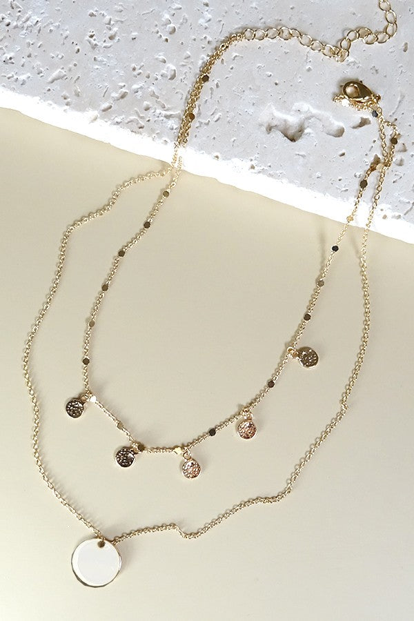 DOUBLE LAYERED TINY DISC CHARMS| 260191358