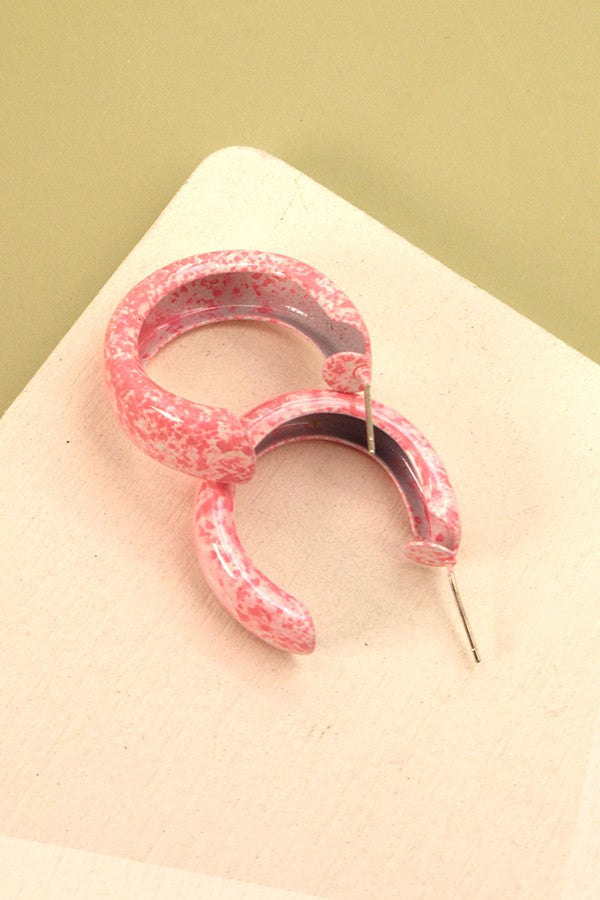 COLORFUL HOOP EARRINGS | 40E222