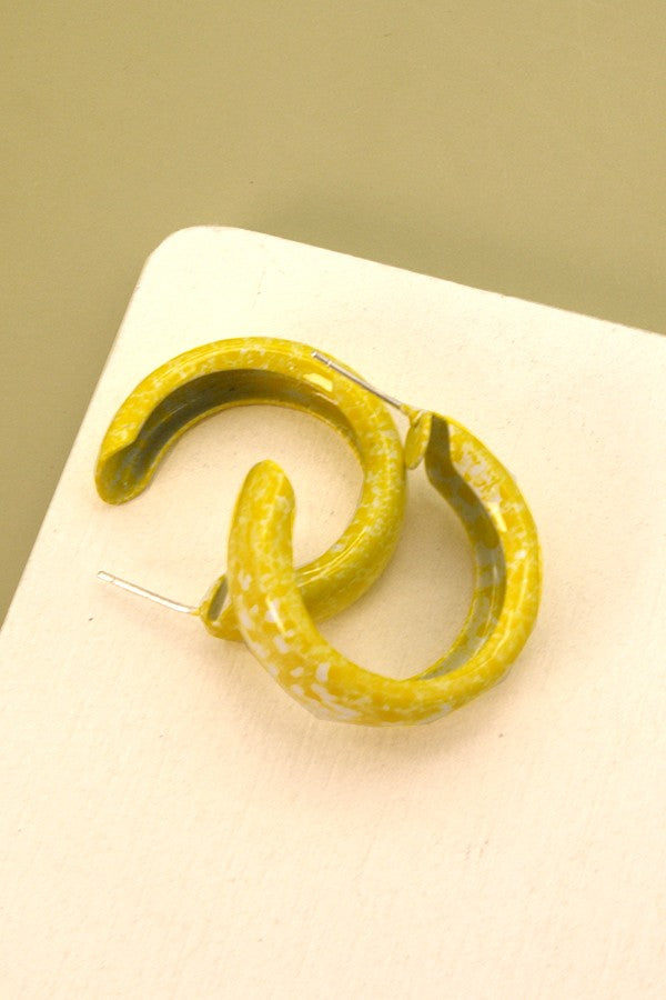 COLORFUL HOOP EARRINGS | 40E222