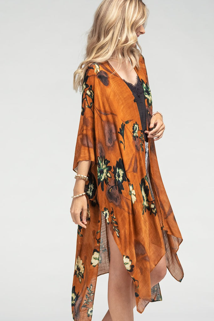 Kimono Collection! - Airy Floral Kimono | Beautiful Women Floral Kimono | Kimono Cardigan | Beach Kimono | Beach Cardigan, Long Kimono