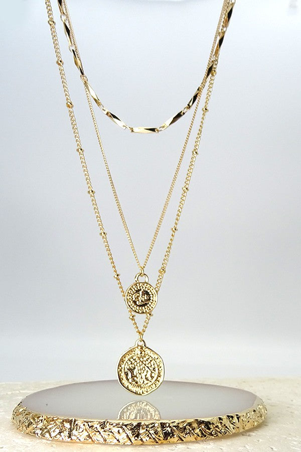 LAYERED COIN NECKLACE | 470118695