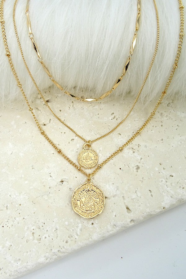 LAYERED COIN NECKLACE | 470118695