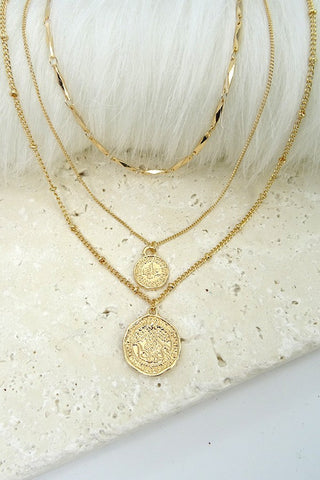 LAYERED COIN NECKLACE | 470118695