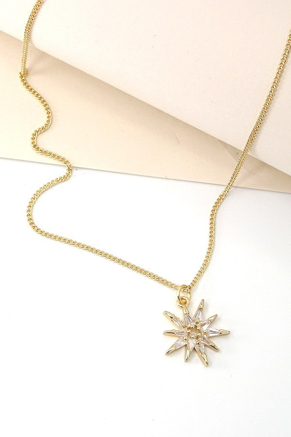 STARBURST RHINE PENDANT NECK | 47N19347