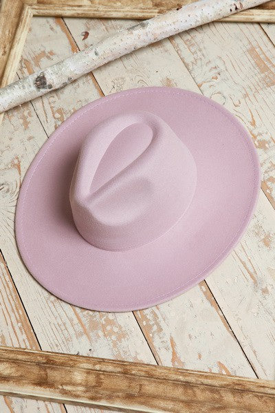 A VINTAGE PLAIN FEDORA HAT | 40HW012