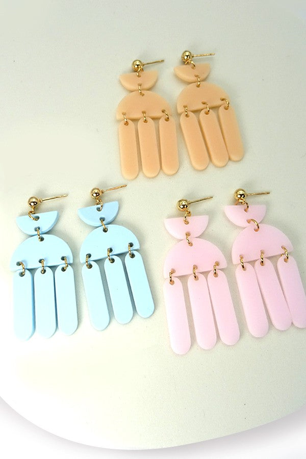 ACRYLIC HALF MOON BARS DROP | 40E145