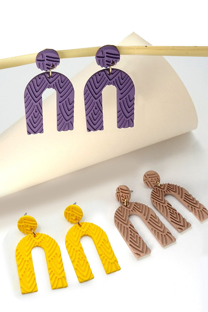 ETCHED U DROP EAR | 40E130