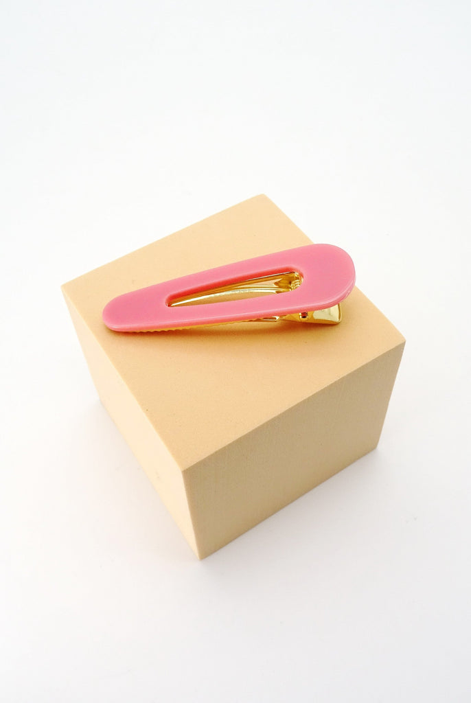 TEARDROP ACRYLIC HAIR CLIPS 40H003