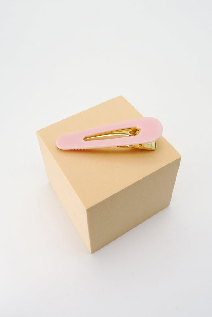 TEARDROP ACRYLIC HAIR CLIPS 40H003