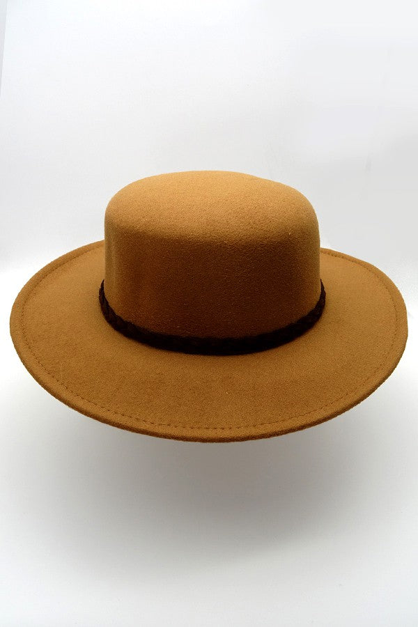 ROUND CROWN FEDORA HAT 40HW307