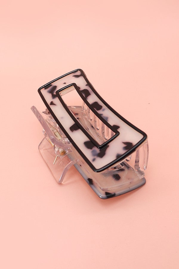 DESIGNER INSPIRED  BOLD EDGE HAIR CLAW CLIP | 40H395