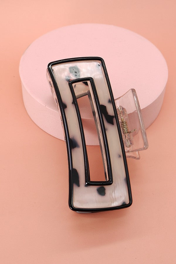 DESIGNER INSPIRED  BOLD EDGE HAIR CLAW CLIP | 40H395