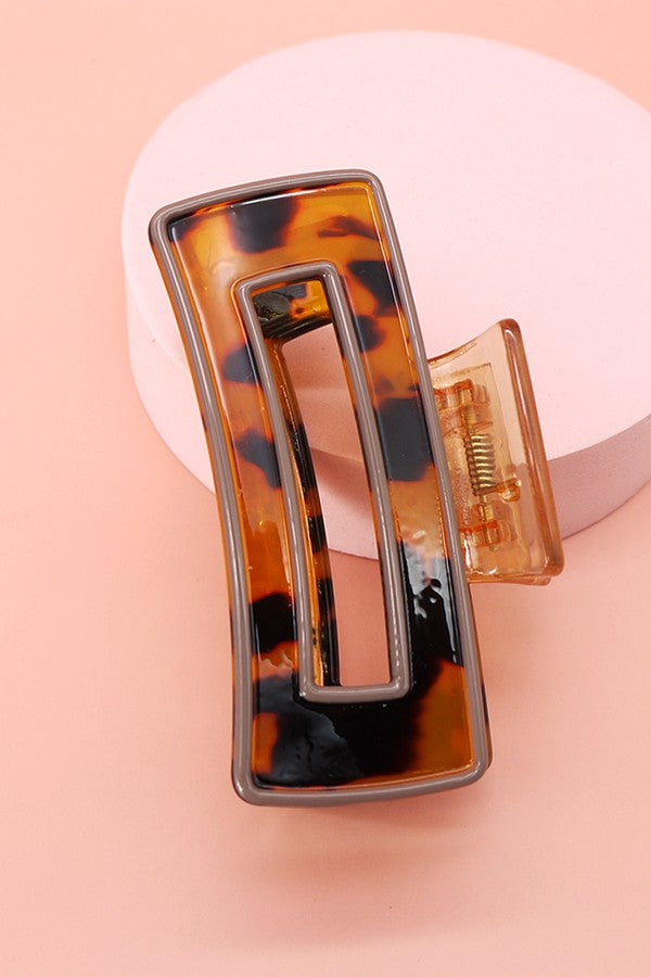 DESIGNER INSPIRED  BOLD EDGE HAIR CLAW CLIP | 40H395