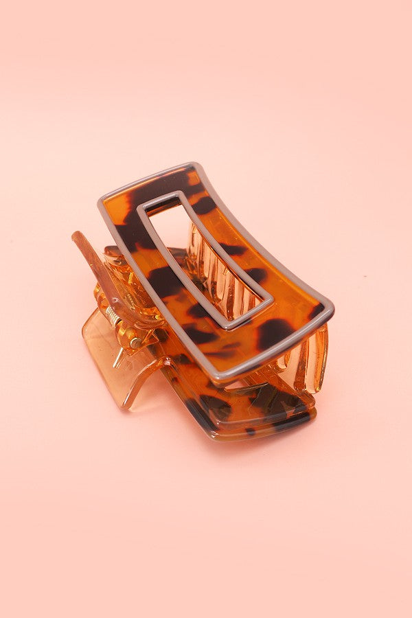 DESIGNER INSPIRED  BOLD EDGE HAIR CLAW CLIP | 40H395