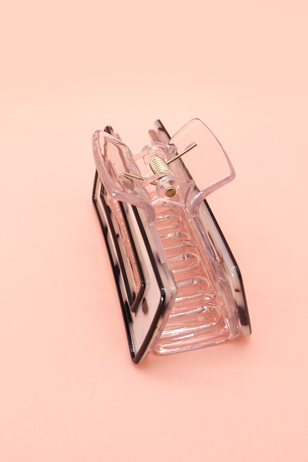 DESIGNER INSPIRED  BOLD EDGE HAIR CLAW CLIP | 40H395