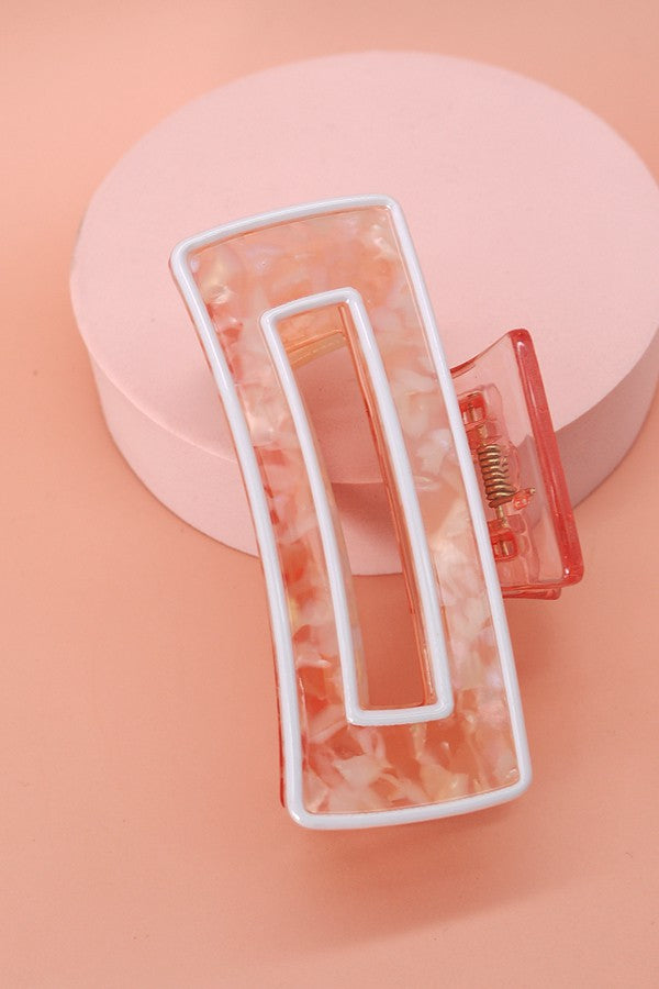 DESIGNER INSPIRED  BOLD EDGE HAIR CLAW CLIP | 40H395