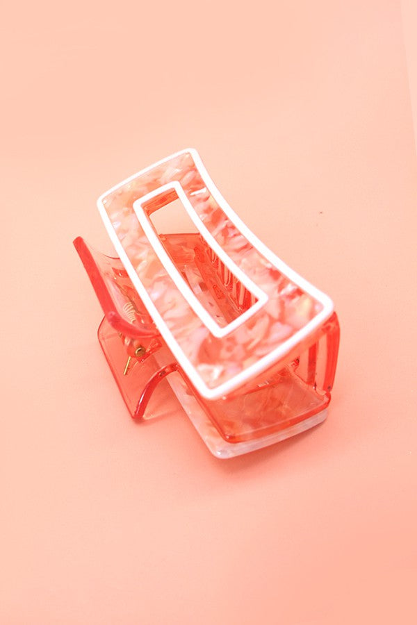 DESIGNER INSPIRED  BOLD EDGE HAIR CLAW CLIP | 40H395