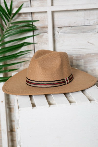 FEDORA HAT WITH DESIGNER INSPIRED TRIM | 40HW316