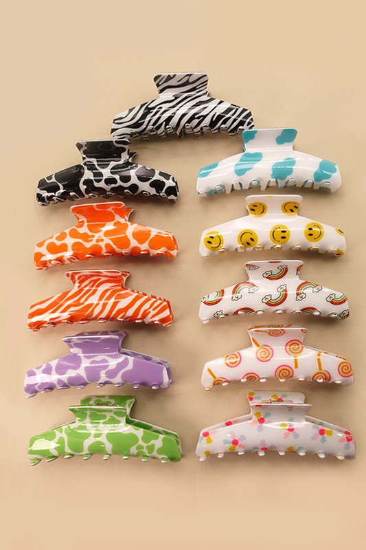 OVER SIZED GROOVY HAIR CLAW CLIP | 40H450