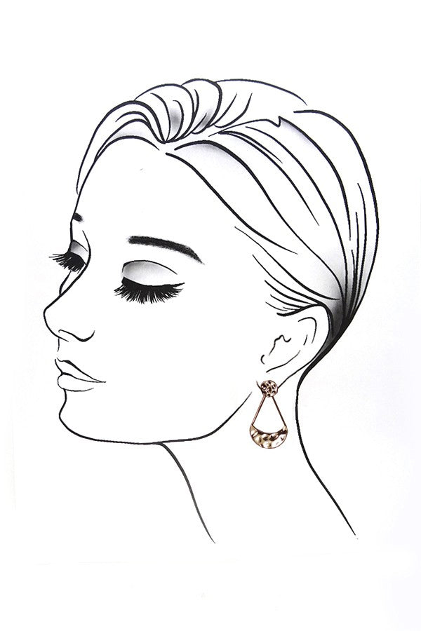 MINI TEARDROP POST EARRINGS | 31E22098