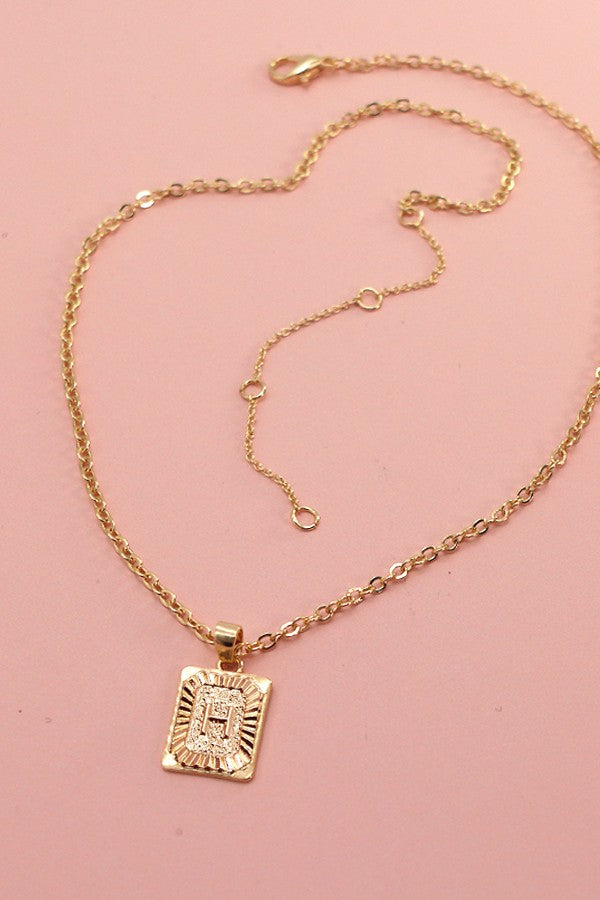PETITE DELICATE INITIAL PENDANT NECKLACE | 31N21329