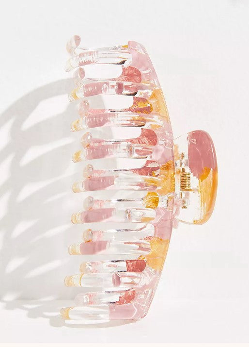 COLORFUL ACCENT OVERSIZED HAIR CLAW CLIPS | 40H431