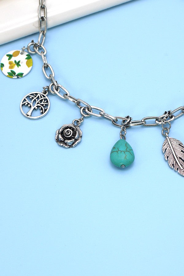 BOHO BOUTIQUE CHARM NECKLACE | 51N2021604