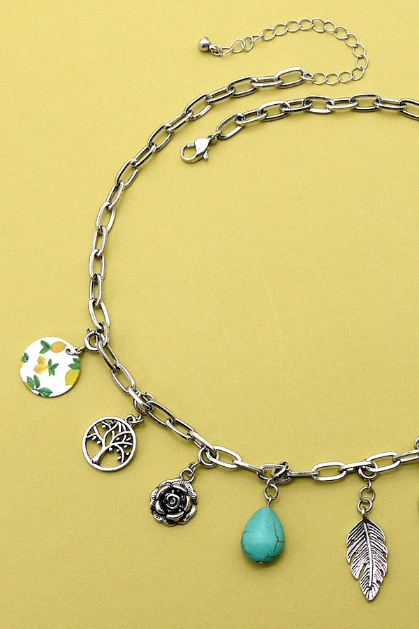 BOHO BOUTIQUE CHARM NECKLACE | 51N2021604