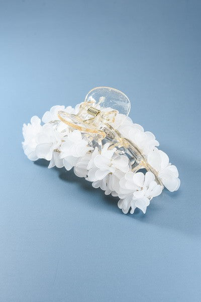 OVER SIZED ARTISTIC FLORAL HAIR CLAW CLIP | 40H454