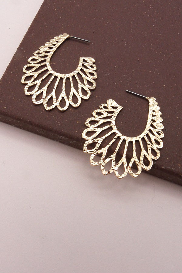 FLAIR HOOP EARRRINGS | 51E2070934