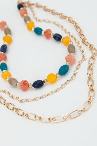 CHIC MULTI LAYER PENDANT NECKLACE | 31N22242