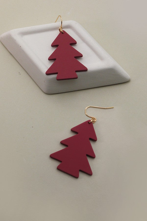 SIMPLE FUN CHRISTMAS TREE EARRINGS| 31E2251-1