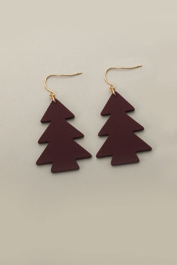 SIMPLE FUN CHRISTMAS TREE EARRINGS| 31E2251-1