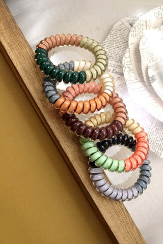 PONY TAIL TWO TONE COIL SET OF 5 | 40PT306