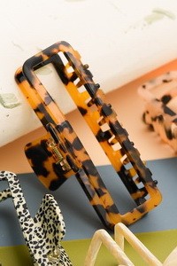 EXTRA LARGE CELLULOSE HAIR CLAW CLIPS | 40H497