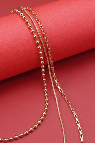 CLASSIC MULTI LAYER MIX NECKLACE | 52N2090520