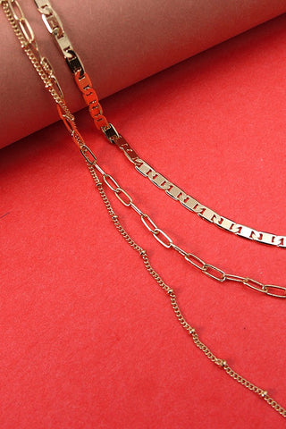 DELICATE MULTI LAYER CHAIN NECK | 25N549