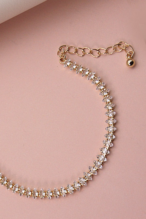 NAVETTE RHINESTONE BRACELET  | 31B22704