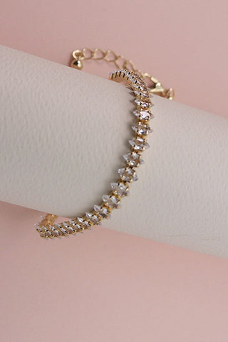 NAVETTE RHINESTONE BRACELET  | 31B22704