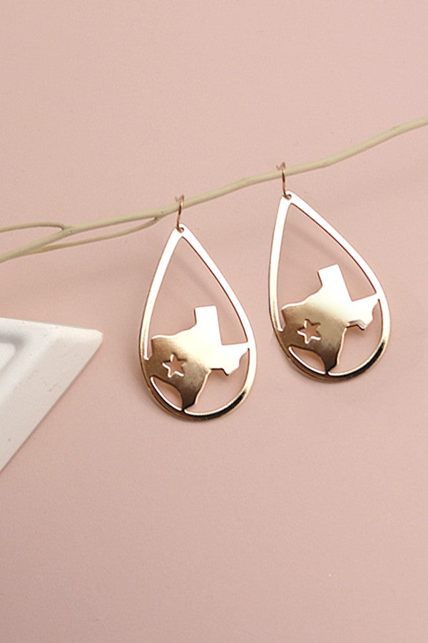 STATE TEXAS DROP EARRINGS | 31E23261