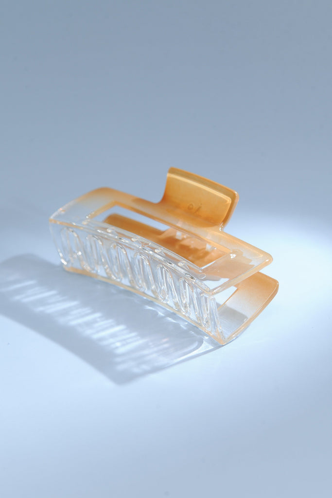 LARGE OMBRE CLEAR PASTEL HAIR CLAW CLIPS | 40H601