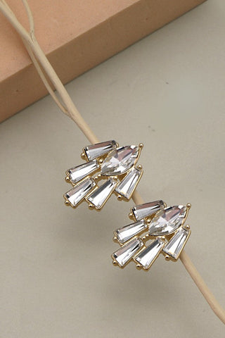 UNIQUE RHINESTONE STUD EARRINGS | 80E127