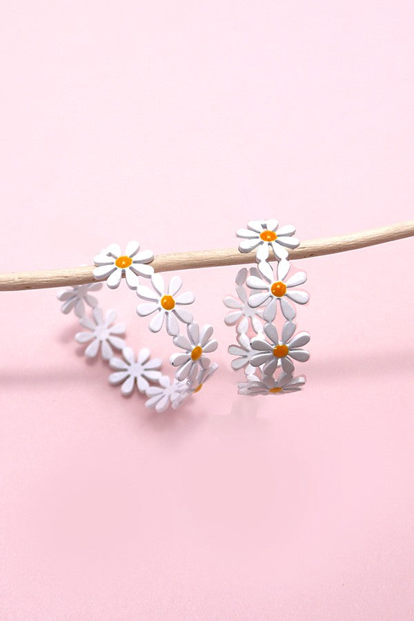 DAISY HOOP EARRINGS | 10E3022331