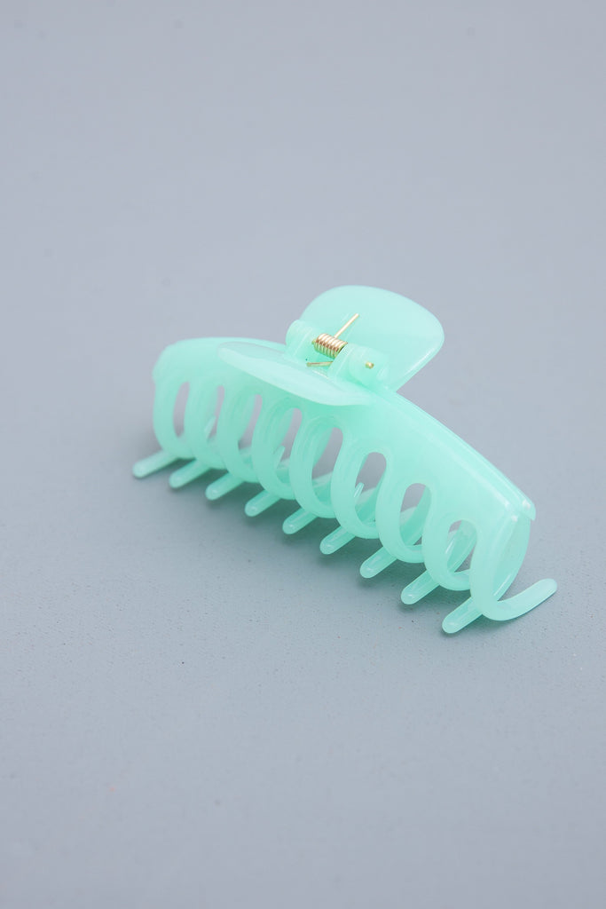 JUMBO SEMI GLOSSY  HAIR CLAW CLIPS | 40H582