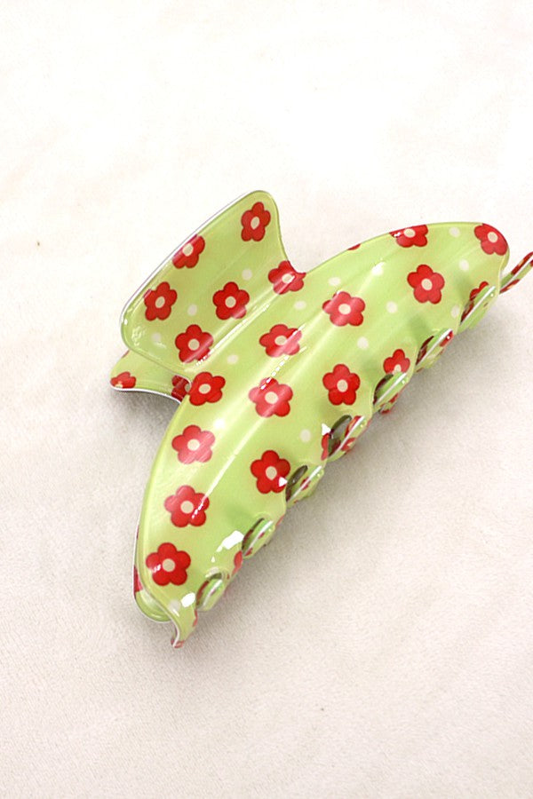 JUMBO FLOWER DAISY PETAL ACRYLIC HAIR CLAW CLIPS | 40H667